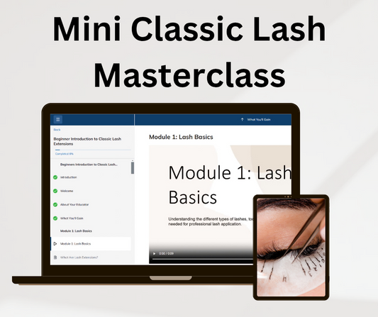 Mini Classic Lash Masterclass: Your First Step to Becoming a Pro Lash Artist (Introduction Course Only)